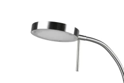 TRIO LED Tischlampe MONZA nickelfarbig