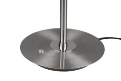 TRIO LED Tischlampe MONZA nickelfarbig