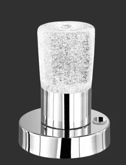 TRIO LED Tischlampe SARKLI chromfarbig