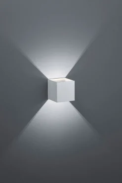 TRIO LED Wandlampe LOUIS alufarbig