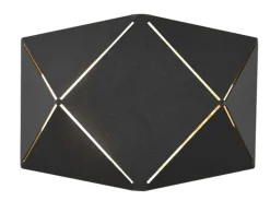 TRIO LED Wandleuchte ZANDOR 18 cm schwarz