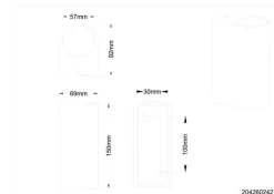 TRIO Retrofit Außenwandleuchte rund ROYA anthrazit