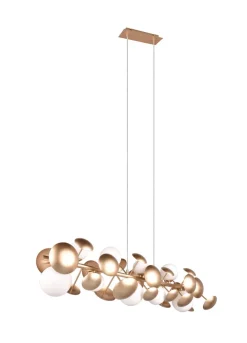 TRIO Retrofit Balkenpendel TRS BUBBLE 100 cm goldfarbig