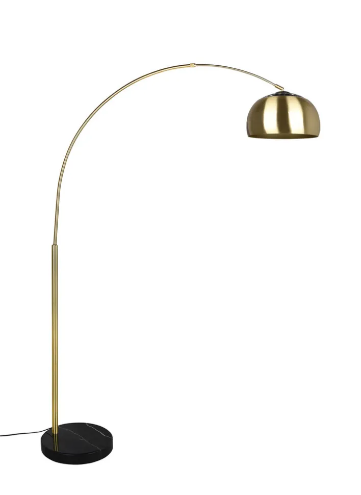 TRIO Retrofit Bogenlampe ARGENTINA messingfarbig