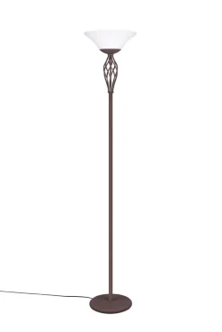 TRIO Retrofit Deckenfluter RUSTICA rostfarbig