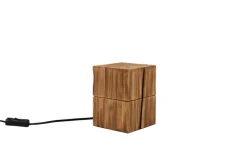 TRIO Retrofit LED Tischlampe TREASURE 12 x 12 cm naturfarbig