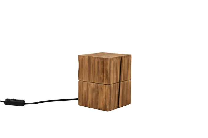 TRIO Retrofit LED Tischlampe TREASURE 12 x 12 cm naturfarbig