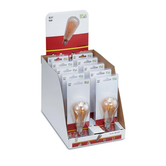 TRIO Retrofit LED-Leuchtmittel Kolben FILAMENT E27 / 6 W