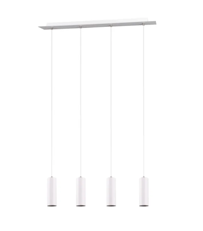 TRIO Retrofit Pendellampe MARLEY 4-flg weiß