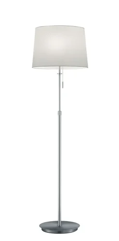 TRIO Retrofit Stehlampe LYON nickelfarbig