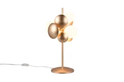 TRIO Retrofit Tischlampe TRS BUBBLE 50 cm goldfarbig