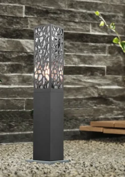 TRIO Retrofit Wegeleuchte COOPER 60 cm grau