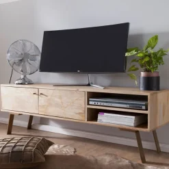 TV-Lowboard 145 x 47 cm braun