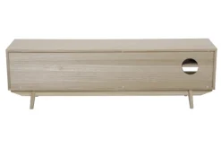 TV-Lowboard 150 x 45 cm Braun/ Rattan