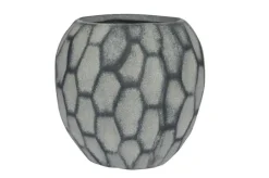 Vase 17 cm schiefergrau