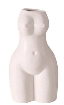 Vase AURICE 17 cm weiß