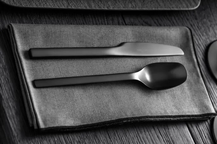 Villeroy & Boch Besteck-Set MANUFACTURE ROCK 16-teilig schwarz