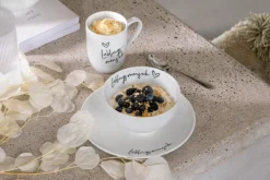 Villeroy & Boch Bol STATEMENT LIEBLINGSMENSCH 470 ml Porzellan weiß