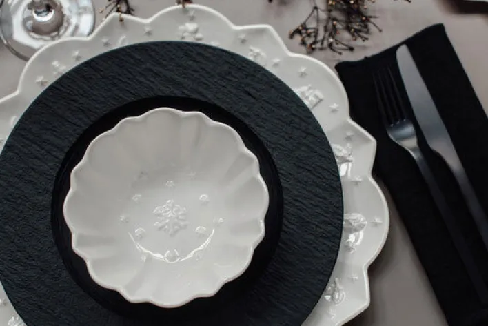 Villeroy & Boch Frühstücksteller MANUFACTURE ROCK 22,5 cm Porzellan grau/schwarz