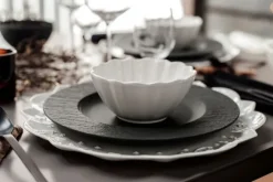 Villeroy & Boch Frühstücksteller MANUFACTURE ROCK 22,5 cm Porzellan grau/schwarz