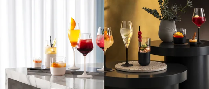 Villeroy & Boch Longdrinkglas MANUFACTURE ROCK BLANC 4er Set weiß matt