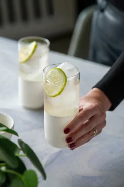 Villeroy & Boch Longdrinkglas MANUFACTURE ROCK BLANC 4er Set weiß matt