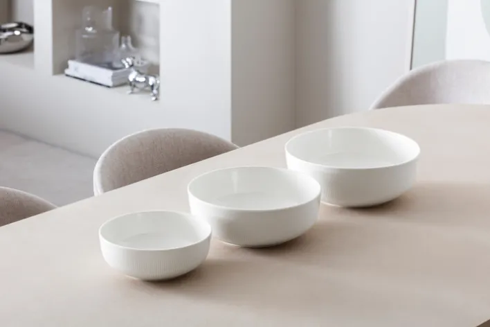 Villeroy & Boch Schüssel AFINA 24 cm Porzellan weiß