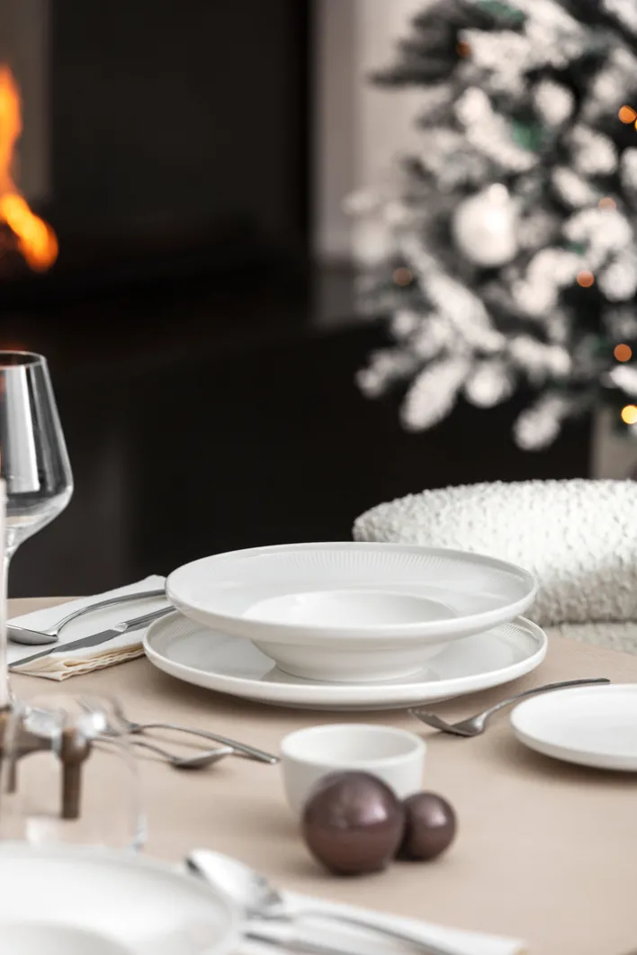 Villeroy & Boch Suppenteller AFINA Porzellan weiß