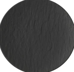 Villeroy & Boch Teller flach /Brotteller Ø 16 cm MANUFACTURE ROCK Schwarzgrau