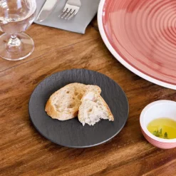 Villeroy & Boch Teller flach /Brotteller Ø 16 cm MANUFACTURE ROCK Schwarzgrau