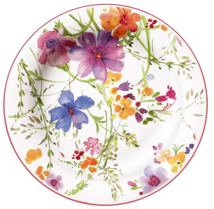 Villeroy & Boch Teller flach MARIEFLEUR BASIC Ø 21 cm mehrfarbig