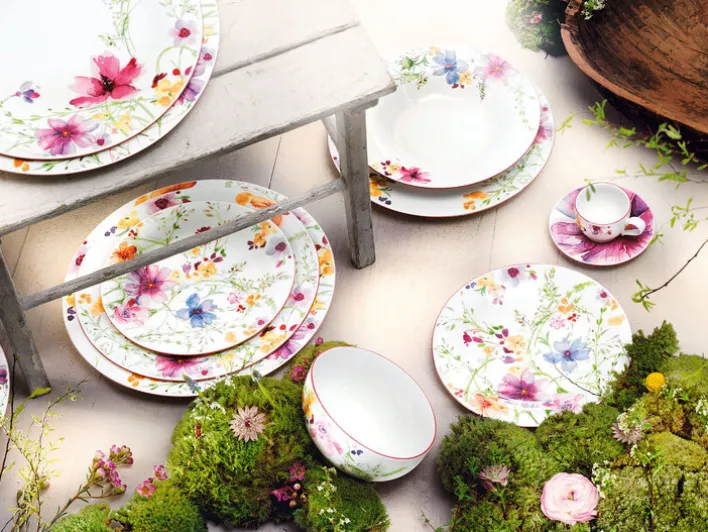 Villeroy & Boch Teller flach MARIEFLEUR BASIC Ø 21 cm mehrfarbig