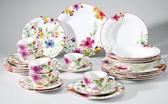 Villeroy & Boch Teller flach MARIEFLEUR BASIC Ø 21 cm mehrfarbig