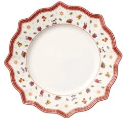 Villeroy & Boch Weihnachtsdeko Speiseteller TOY´s DELIGHT 29 cm weiß /mehrfarbig