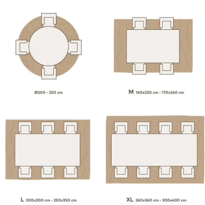 Vintage-Teppich NEWCASTLE 200 x 290 cm creme