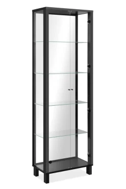 Vitrine ALBI 62 x 189 cm schwarz