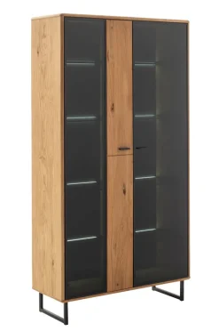 Vitrine AREZZO Wildeiche II 100 x 186 cm