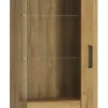 Vitrine CORTINA I 58 x 195 cm Eiche braun