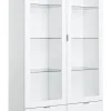 Vitrine GÖTEBORG 100 x 185 cm weiß