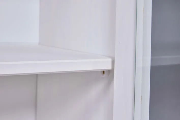 Vitrine JACOB weiß Massivholz