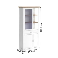 Vitrine JASMIN 93x204x42 cm