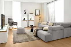 Vitrine LANCASTER I 50 x 146 cm Eiche Artisan