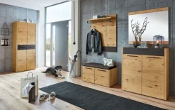 VOSS Garderobenbank LEVIO 86 x 45 x 41 cm Eiche