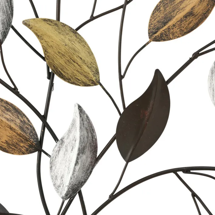 Wanddekoration FAGUSBAUM braun goldfarbig