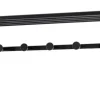 Wandgarderobe 45 x 20 cm Schwarz