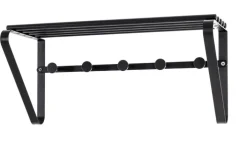 Wandgarderobe 45 x 20 cm Schwarz