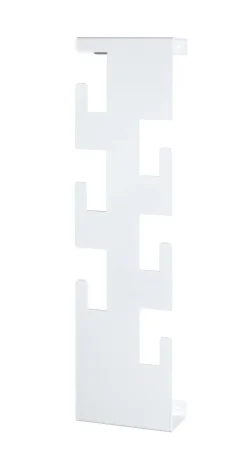Wandgarderobe 15 x 60 cm weiß