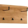 Wandgarderobe LIDO 80 x 41 cm Astige Eiche massiv naturbelassen geölt