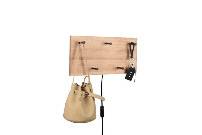 Wandgarderobe SAMANTHA 40x20 cm braun