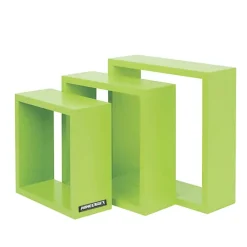 Wandregal MINECRAFT 3-teilig grün